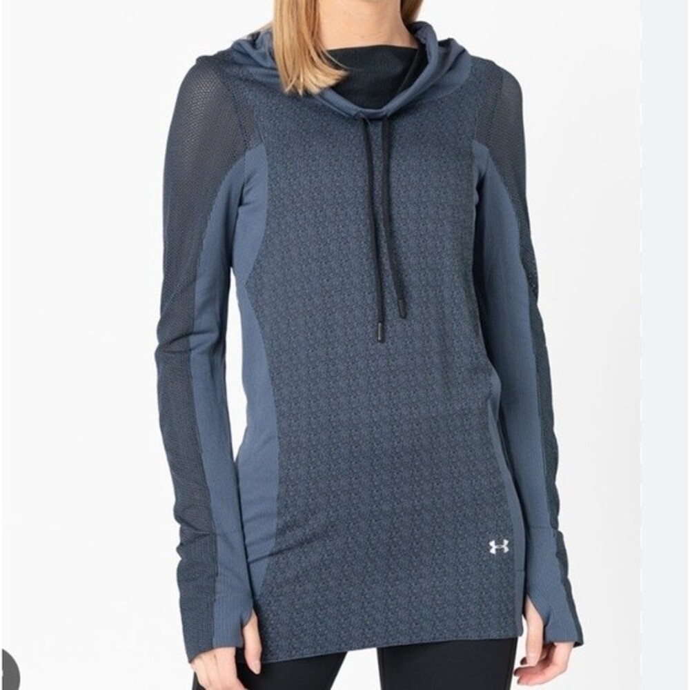 Under Armour Gray Vanish Seamless Layer Long Sleeve Fitted Sport Top XS